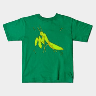 Praying Mantis Funny - Animated Mantis Kids T-Shirt